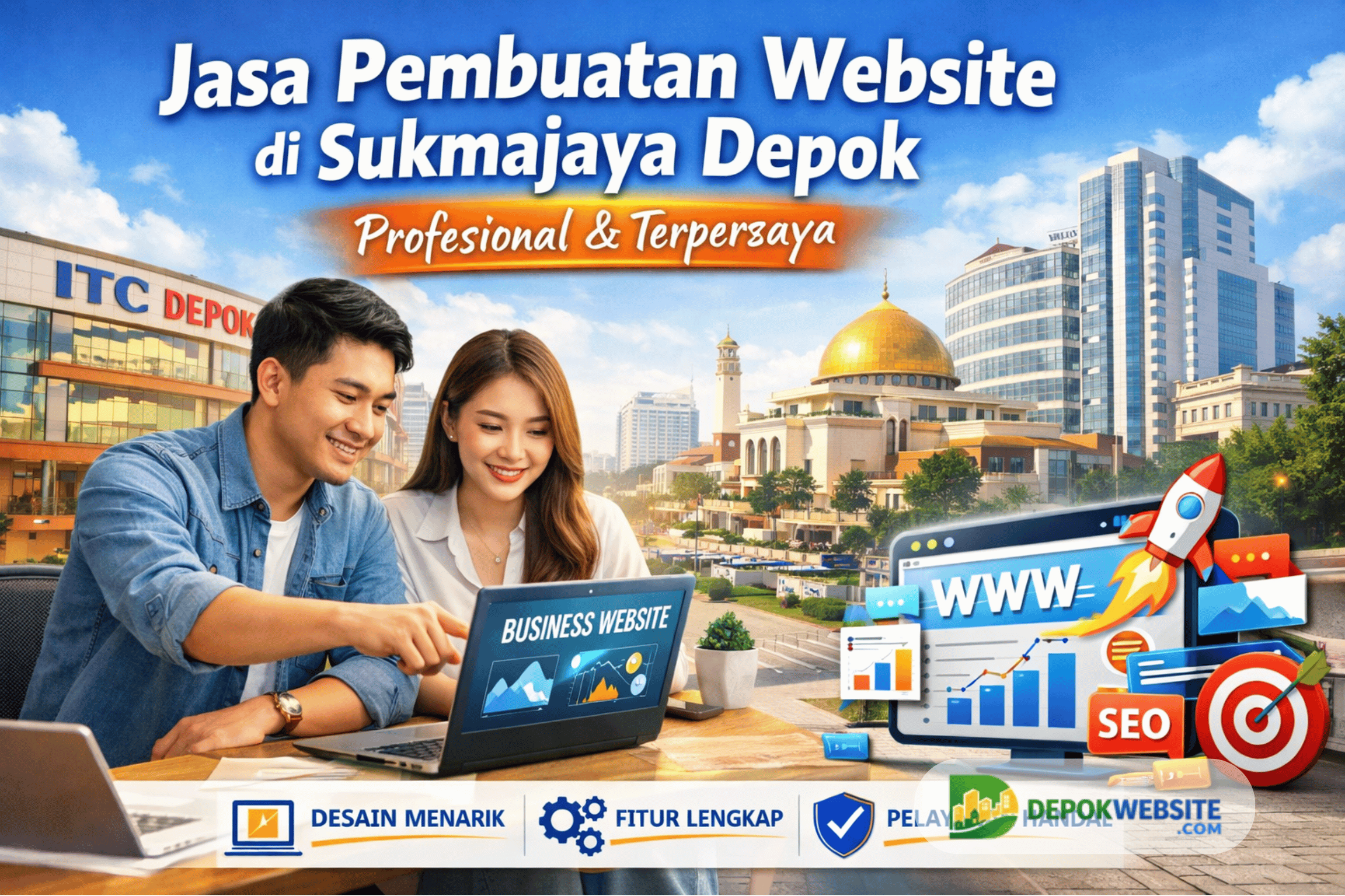 Jasa Pembuatan Website Sukmajaya Depok Profesional